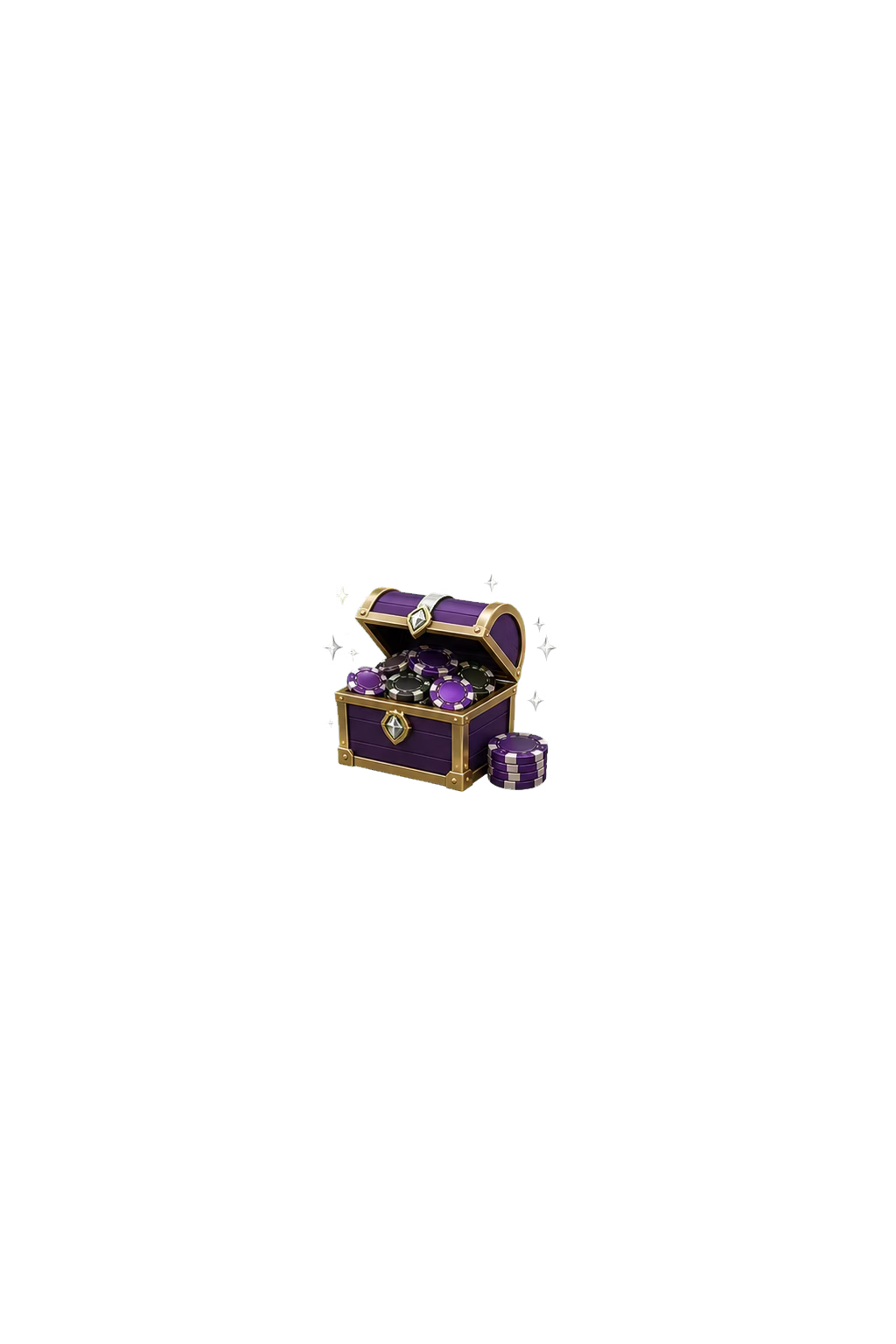 Cazimbo no deposit bonus treasure chest with casino chips