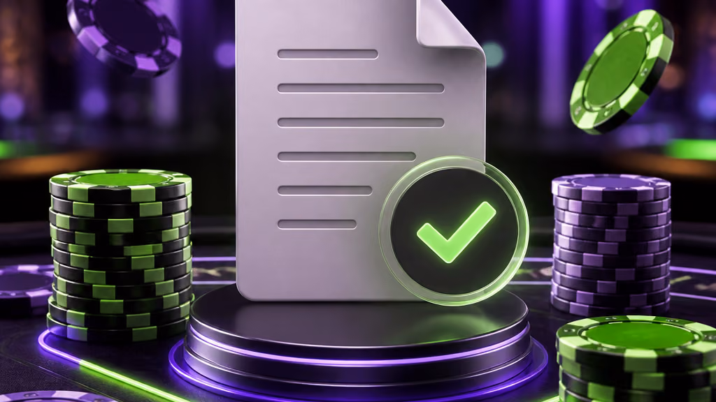 No-deposit wagering and cashout check illustration